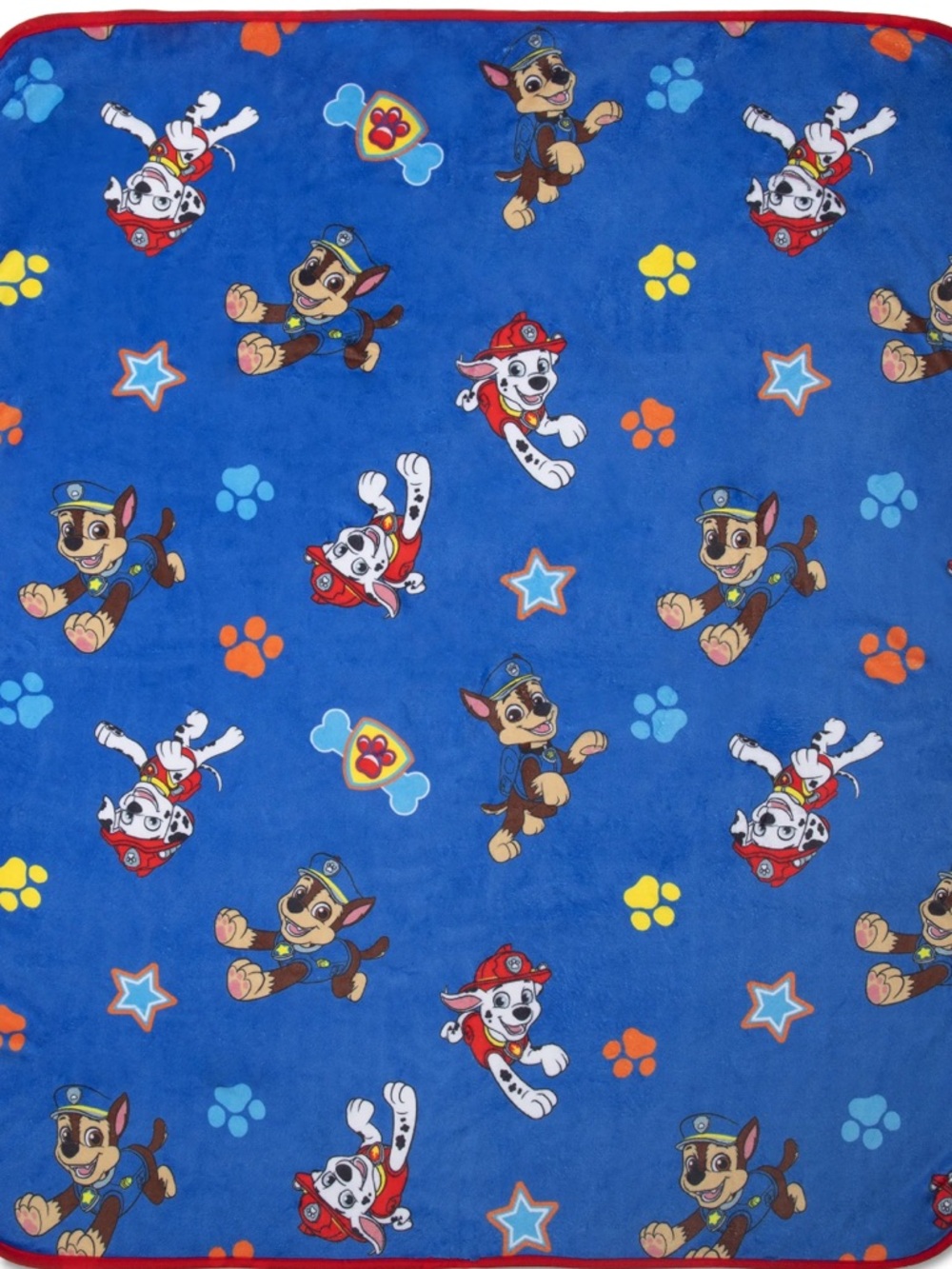 3/$15 🌟 Nickelodeon Paw Patrol Blue and Red Cozy Fleece Throw for Kids